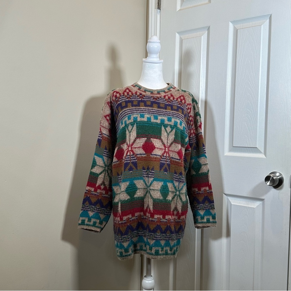 Needles And Yarn multicolor comfy sweater size medium